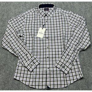 UNTUCKit Cecio Shirt Mens S Purple Plaid Button Up Long Sleeve 100% Cotton New